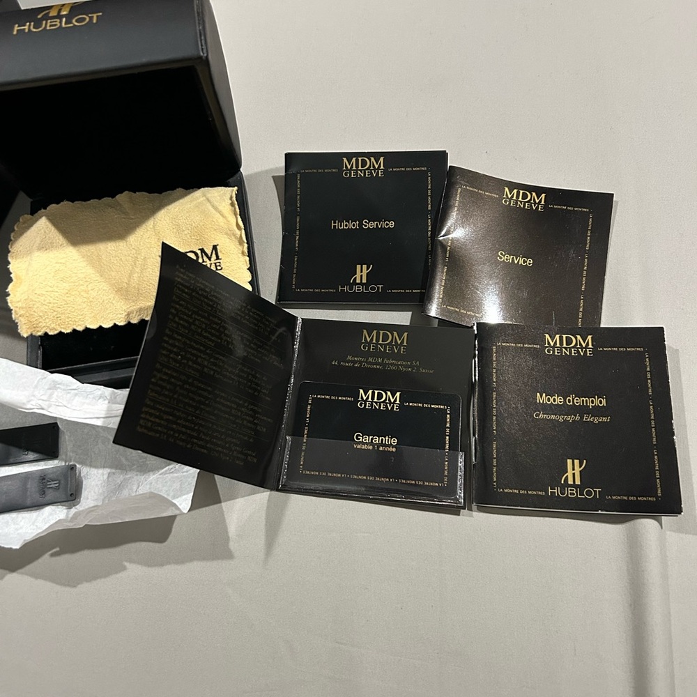 Hublot Black Metal Panels